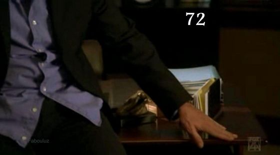 72. I Love This Huddy Moment house touching cuddy’s desk just shows that the desk is a big part of their history and means a lot to him.