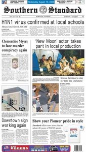  Tennessee newspaper artigo featuring Kiowa Gordon