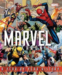  THE COVER TO THE "MARVEL CHRONICLE"