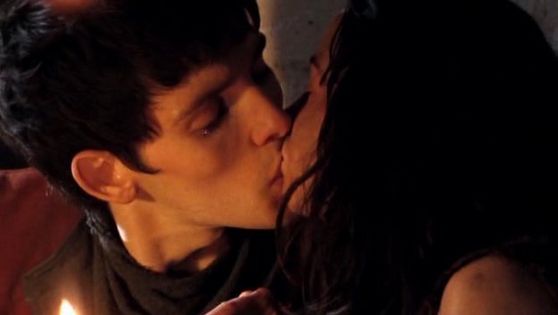  Colin morgan as Merlin and Laura Donnelly as Freya (Episode 9)