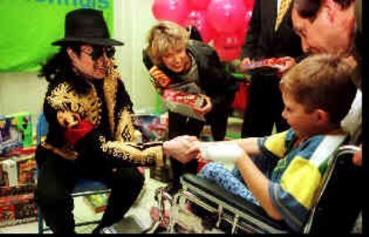  Michael with a kid