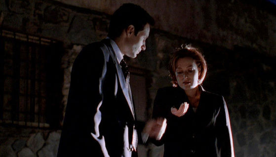  Season Six Dreamland II # ~ Mulder Puts Seeds In Scullys Hand Then Takes One