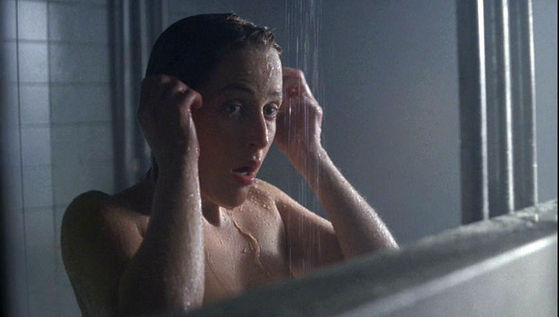  Season Six One Son # ~ Mulder & Scully Look At Each Other While Showering