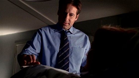  Season Eight Empedacles # ~ Mulder Touches Scullys Belly To Feel The Baby
