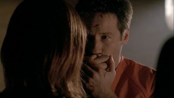 Season Nine The Truth # ~ Mulder Kisses Scullys Hand