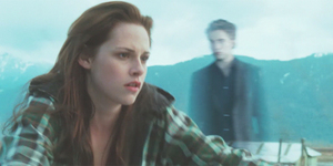  BELLA SEES EDWARD'S IMAGE WHILE RIDING HER MOTORCYCLE