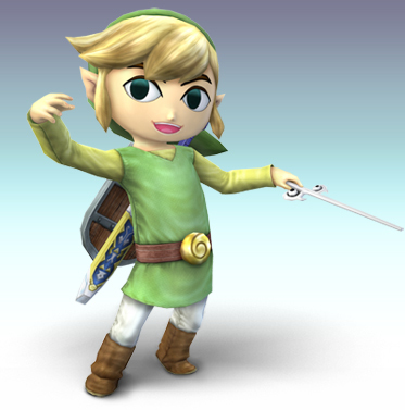  Though I have used Toon Link here, feel free to create any version of Link te want