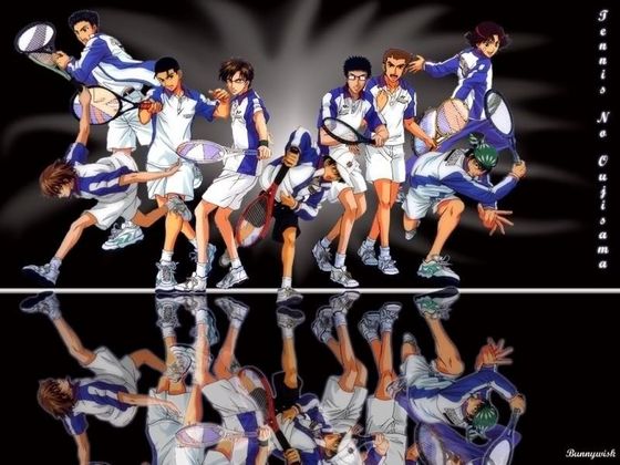 The Seigaku Regulars performing their techniques!