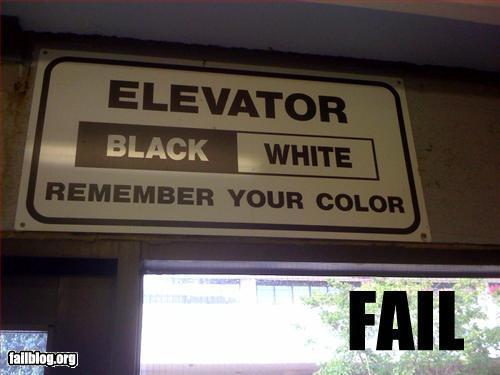  colour coding fails...