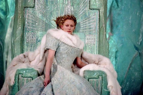  Tilda Swinton as 'The White Witch' from 'The Lion the Witch and the Wardrobe.'