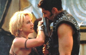  Do toi give up on Xena, No only toi could do that.. Gabrielle & Ares in Seeds Of Faith