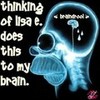 What thinking of Lisa E. or Cuddy does to my brain. CuddyHuddy photo