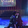 Joe Jonas kissing Demi Lovato on the cheek on the set of Camp Rock DemiL_majorfan photo