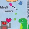 robot and dinos ---<33 cupcake_ photo