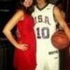 sorry you cant really see it. this is demi and joe at a basketball game. Joe is playing basketball  demiroxxs photo