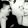 Marilyn Monroe and Ronald Raegen (Marilyn is wearing her Best Friend earrings) starjewelry4u photo