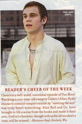  From the TV Guide