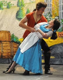  Gaston and Belle doing the Tango- LOL