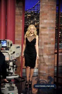  Kristen on The Late montrer With David Letterman