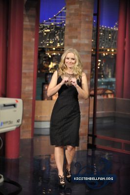  Kristen on The Late onyesha With David Letterman