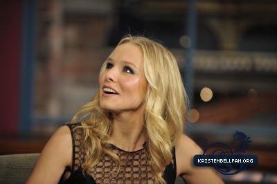  Kristen on The Late Показать With David Letterman