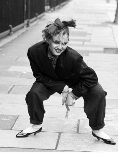 Madonna photographed by Joe Bangay in London (1983)