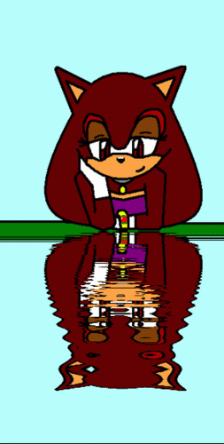  Mary the hedgehog water reflect