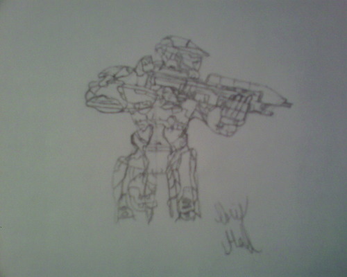 Master Chief Drawed by Master Chief