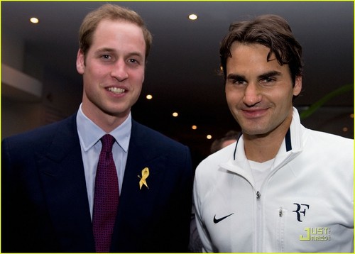  Prince William meets Roger Federer