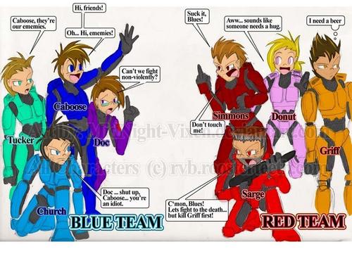 Red vs blue- unhelmeted-ted...