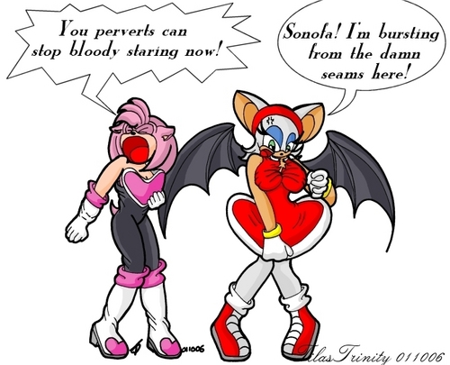 Amy and rouge xD