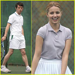  Elijah and Diann Filming - Playing tenis
