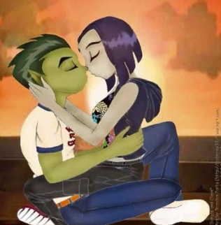 Raven and beastboy 