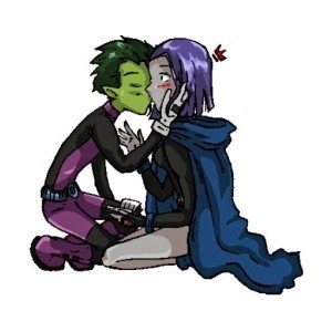  Raven and beastboy