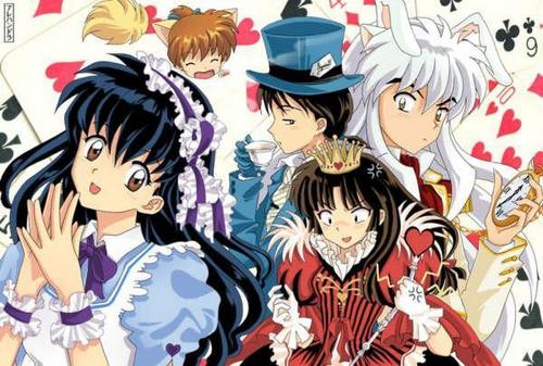  kagome in wonder land and the gang