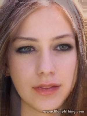 Avril Lavigne being morphed by Haza Kaya........This is So kEwL!!!