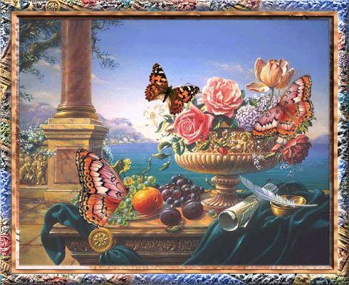 Butterflies In Art