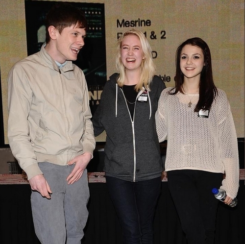  Jack & Kathryn (with Lily) at HMV Book Signing