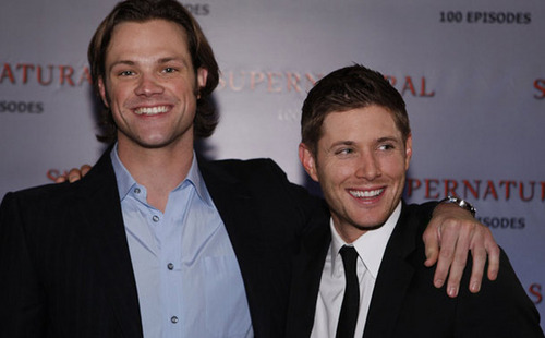  Jared and Jensen at the 100th episoode party