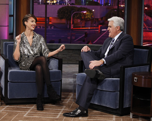  Jessica on the geai, jay Leno montrer