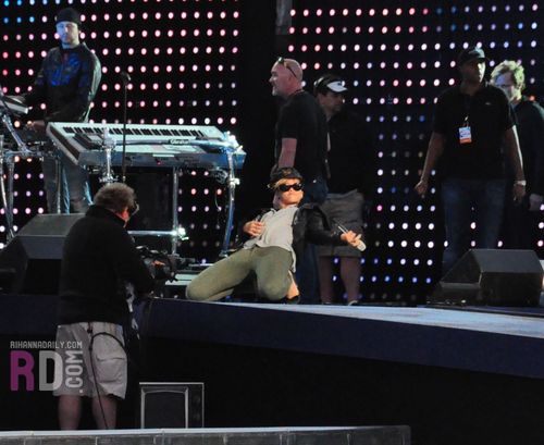  Rehearsals for the Pepsi and VH1 Super Bowl प्रशंसक जाम in Miami - February 3, 2010