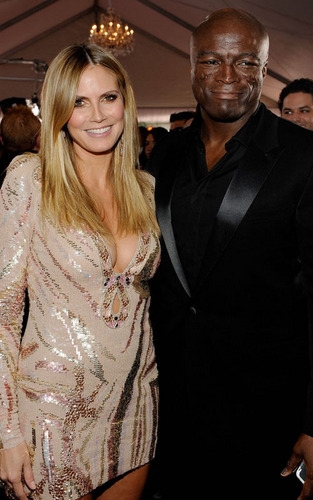 Seal and Heidi Klum at the Grammy's