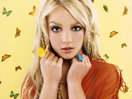  Britney 蝴蝶 壁纸