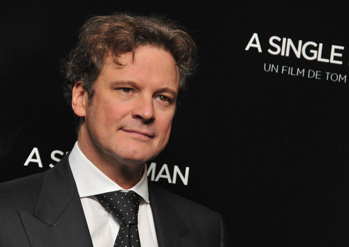Colin Firth at the Paris premiere of A Single Man