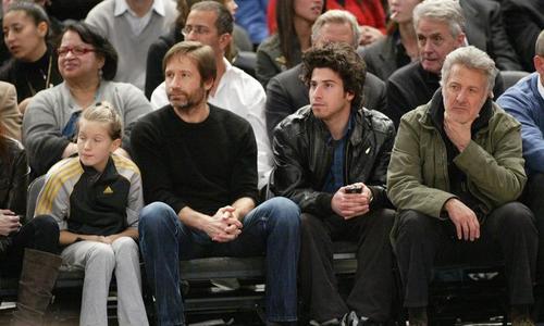  David and daughter Madelaine at Knicks game 02-09-2010