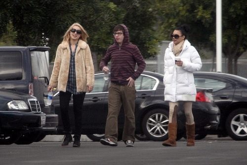 Dianna, Kevin and Naya On Set - February 9th