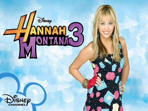  Hannah Montana blue background pics