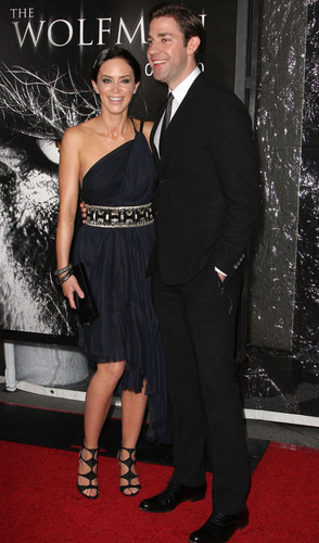  John Krasinski and Emily Blunt at the LA Premiere of 'The Wolfman'