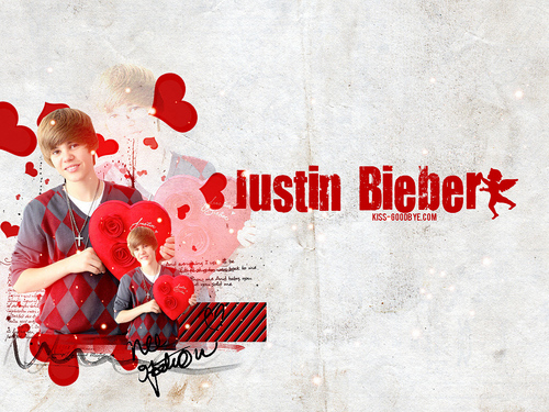  Justin Bieber Valentine layout