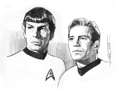  Kirk & Spock